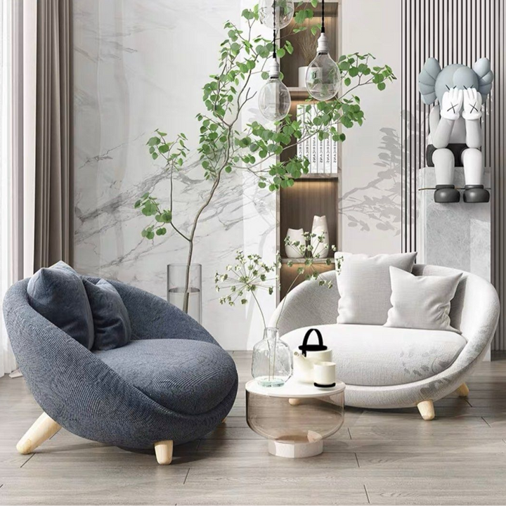 KENJI Modern Fabric Armchair