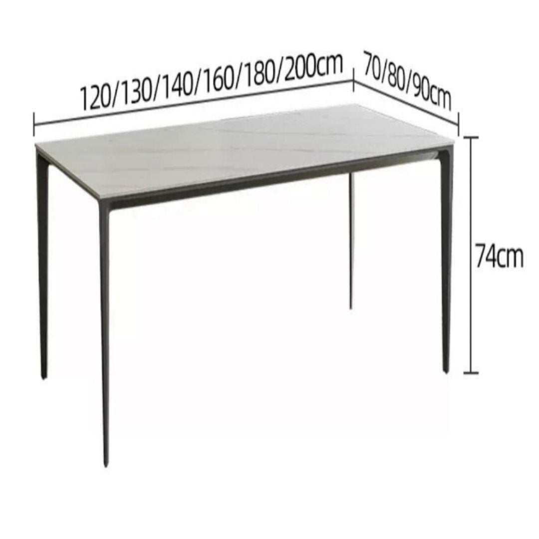 KASAE Modern Sintered Stone Dining Table