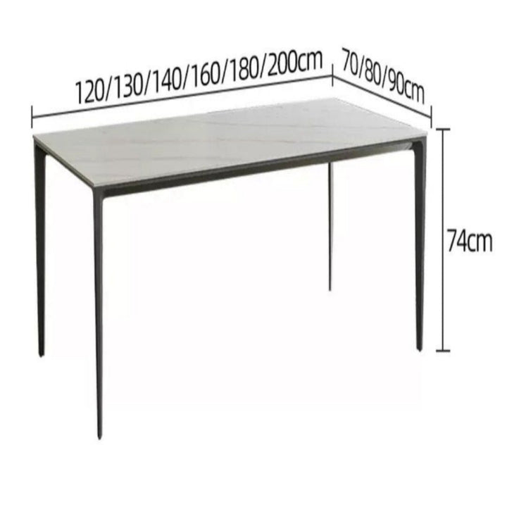 KASAE Modern Sintered Stone Dining Table