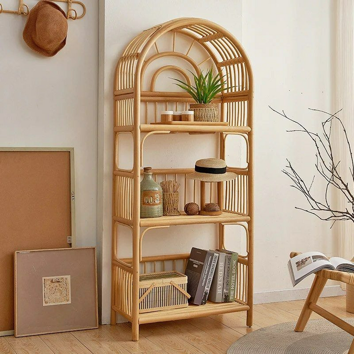 AMELIE Rattan Bookshelf