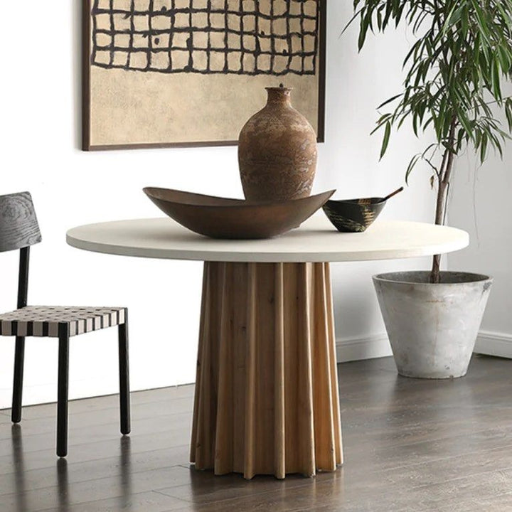 HARTE Round Slate Dining Table
