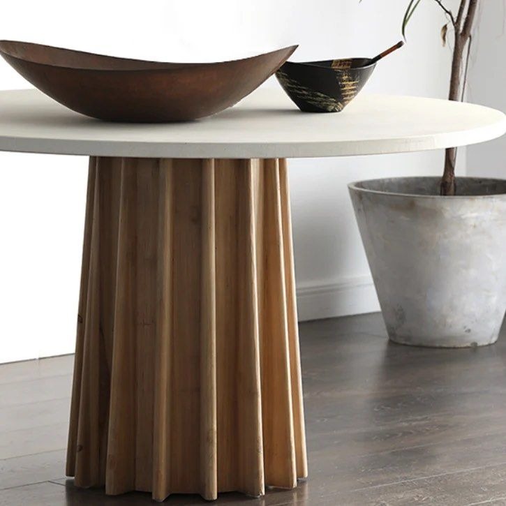 HARTE Round Slate Dining Table