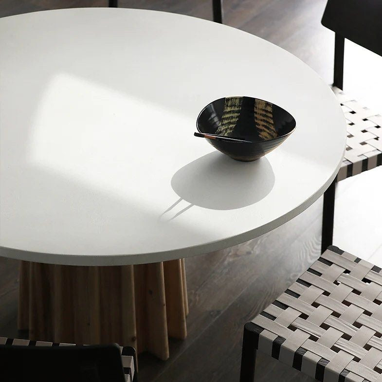 HARTE Round Slate Dining Table