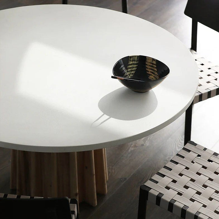 HARTE Round Slate Dining Table