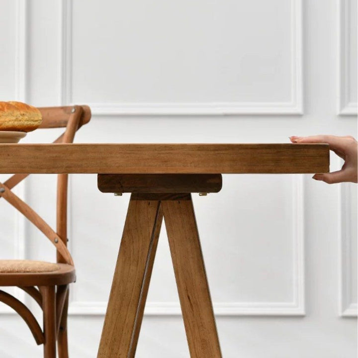 ESTRADA Rustic Solid Wood Dining Table