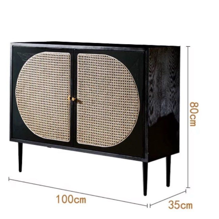 AUZO Modern Solid Wood Sideboard