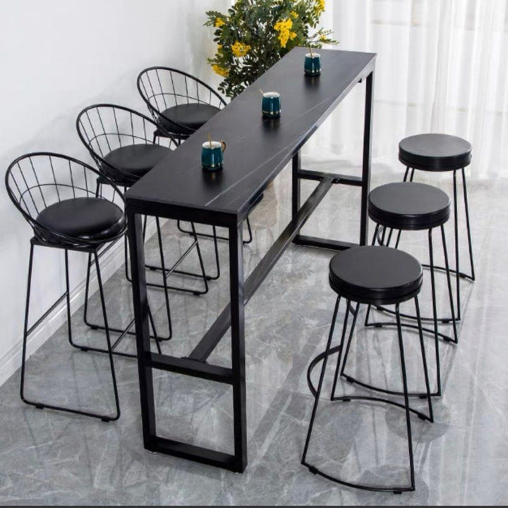 RENEN Marble Slate Bar Table & Stool