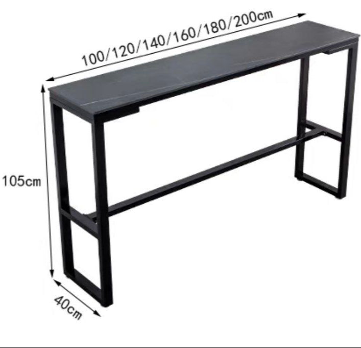 RENEN Marble Slate Bar Table & Stool