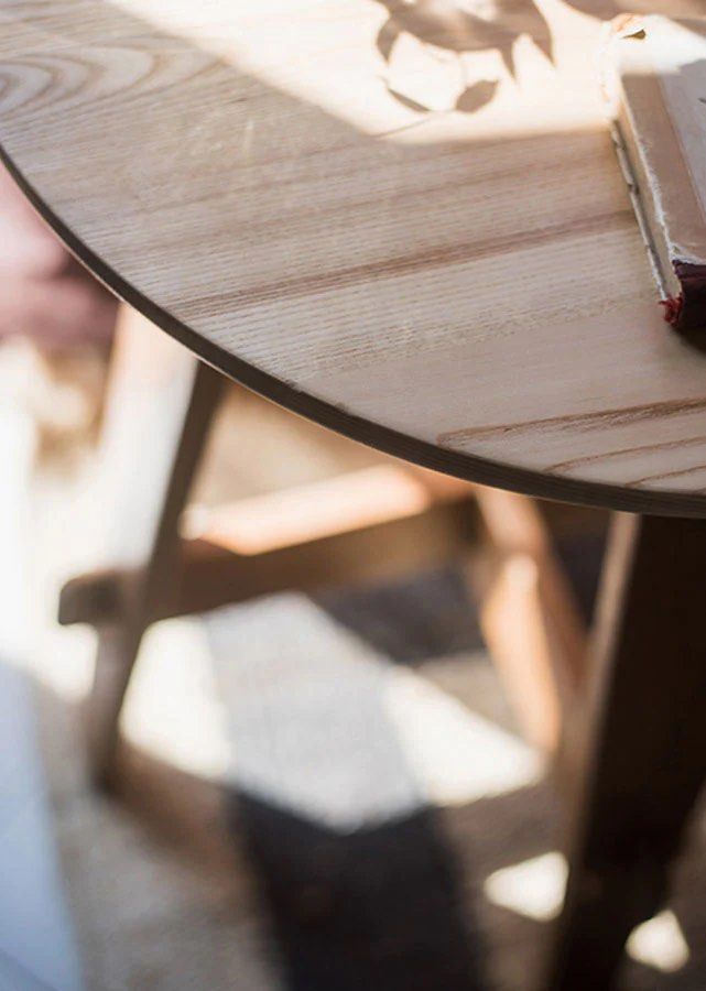 HELA Solid Wood Table / Stool