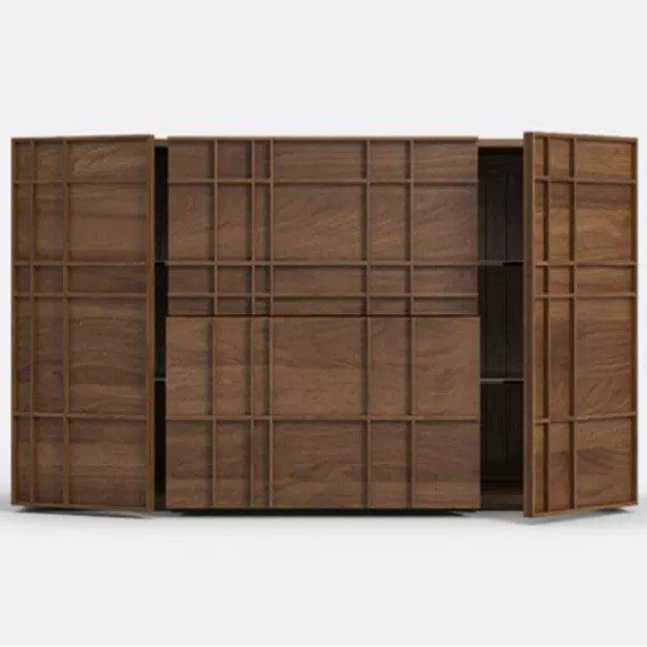 MARSU Modern Solid Wood Sideboard