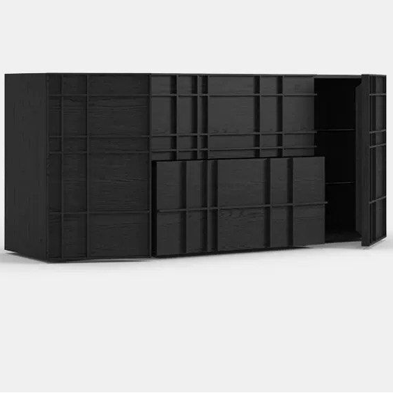 MARSU Modern Solid Wood Sideboard
