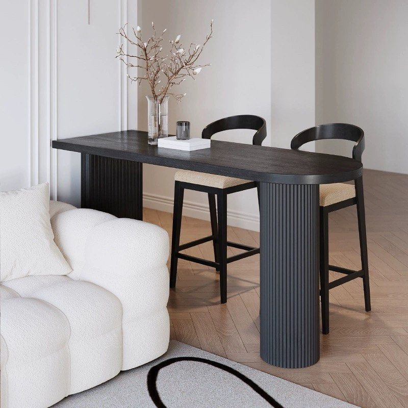 GINZA Modern Solid Wood Bar Table & Stools