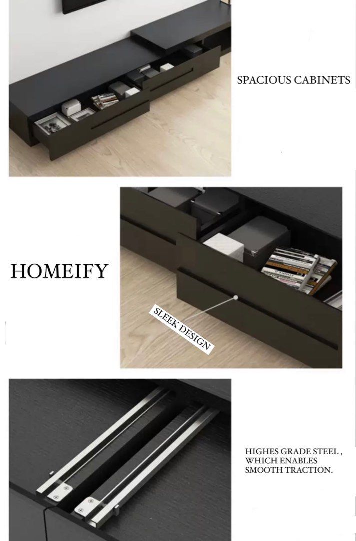 PARIN Modern Wood TV Console