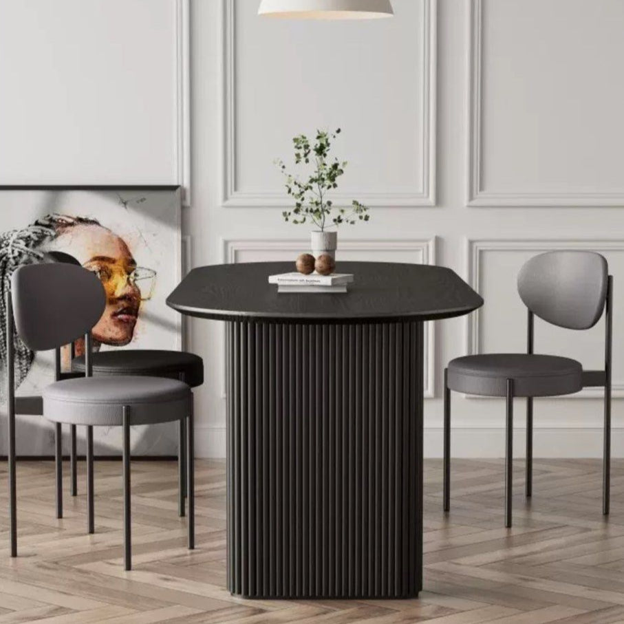 FILIPA Japandi Solid Wood Dining Table