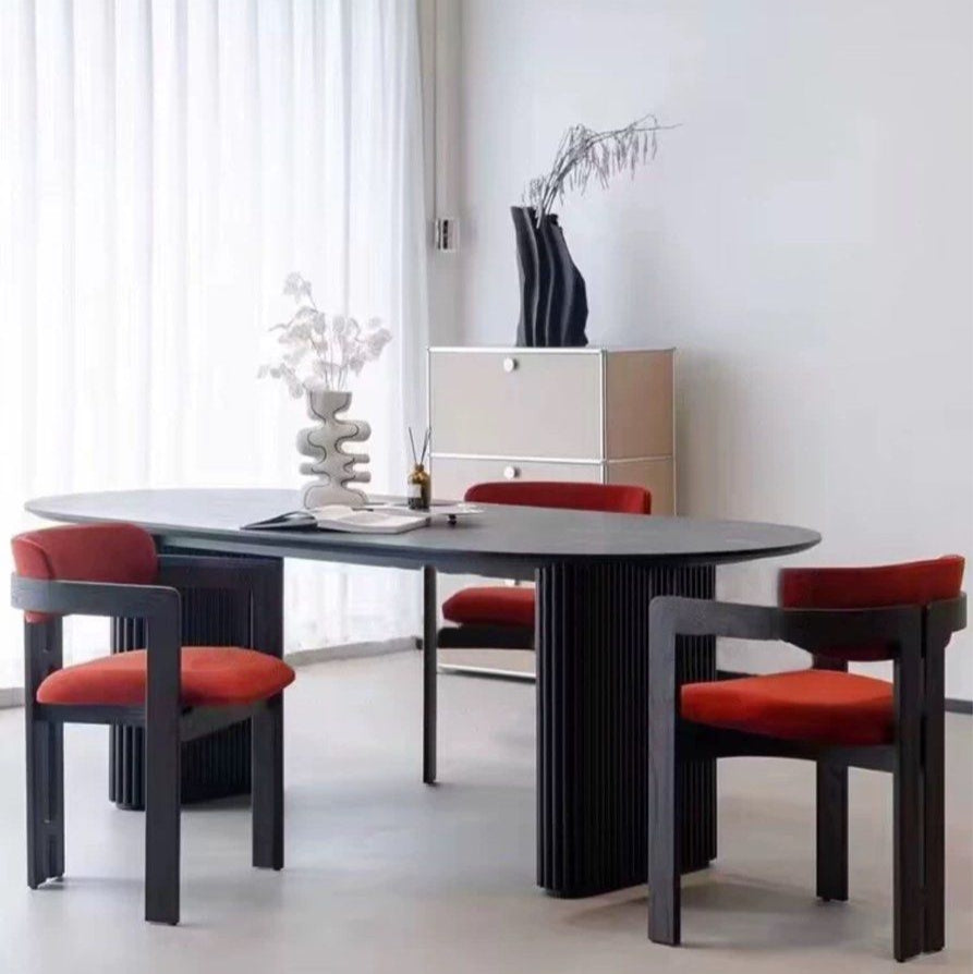 FILIPA Japandi Solid Wood Dining Table