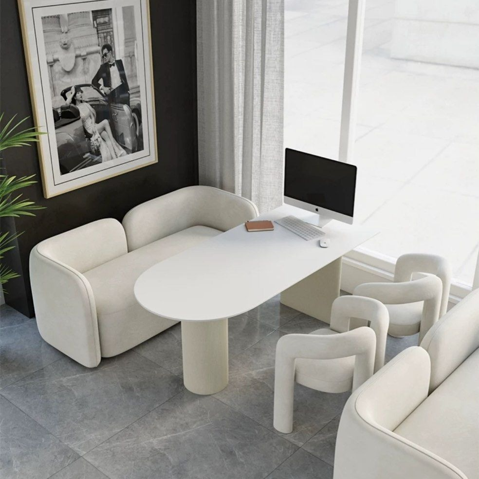 RUIZ Modern Sintered Stone Dining Table & Bench