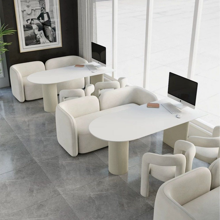 RUIZ Modern Sintered Stone Dining Table & Bench