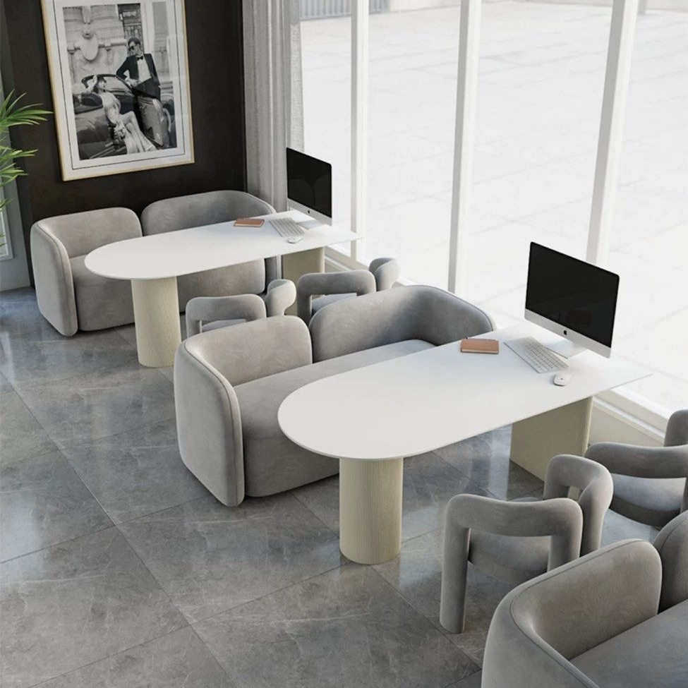 RUIZ Modern Sintered Stone Dining Table & Bench