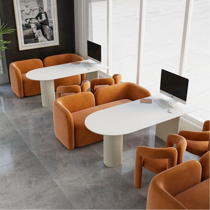 RUIZ Modern Sintered Stone Dining Table & Bench