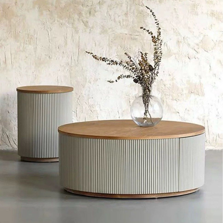 FRANCIS Modern Fluted Coffee Table