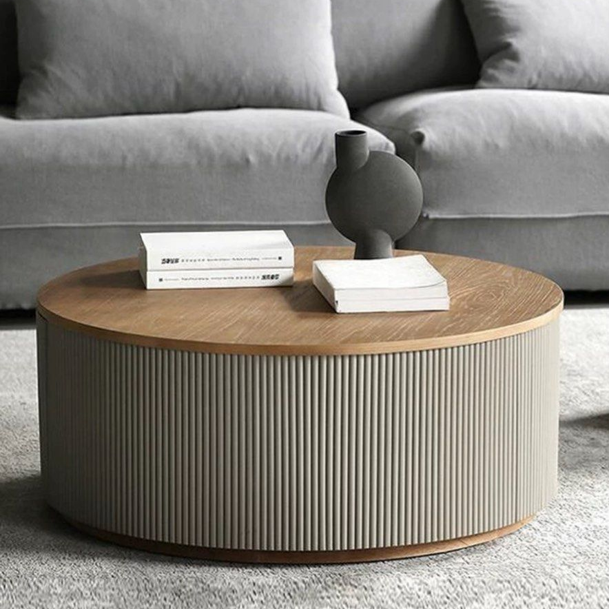 FRANCIS Modern Fluted Coffee Table