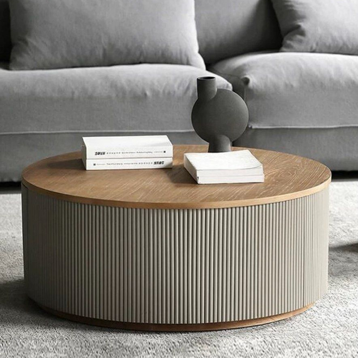 FRANCIS Modern Fluted Coffee Table