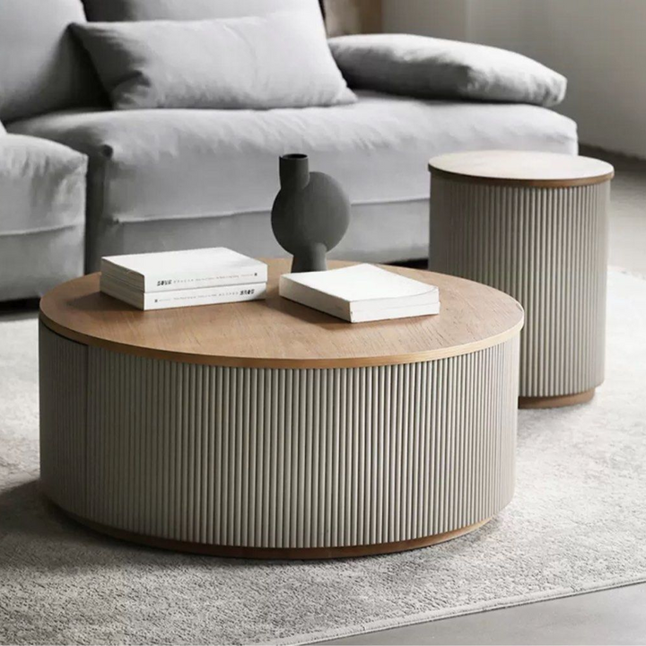 FRANCIS Modern Fluted Coffee Table