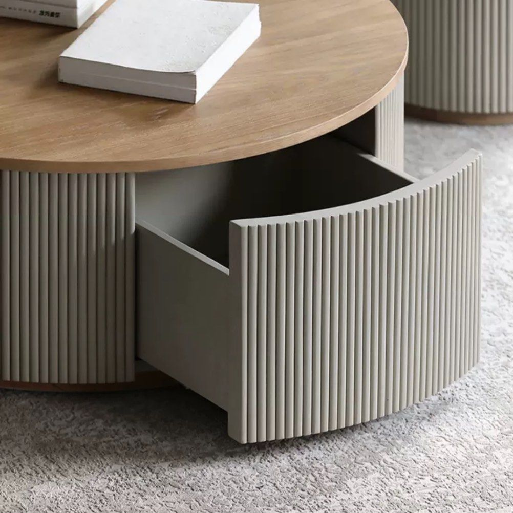 FRANCIS Modern Fluted Coffee Table