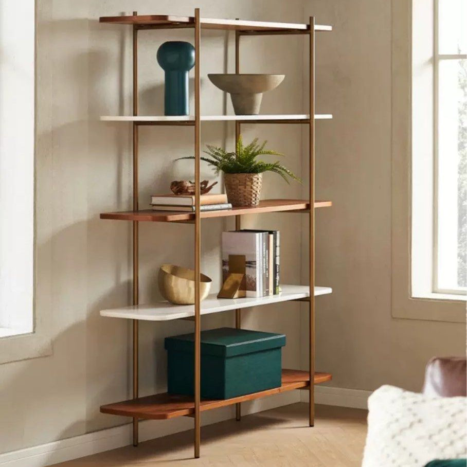 SAMIRE Modern Display Shelf