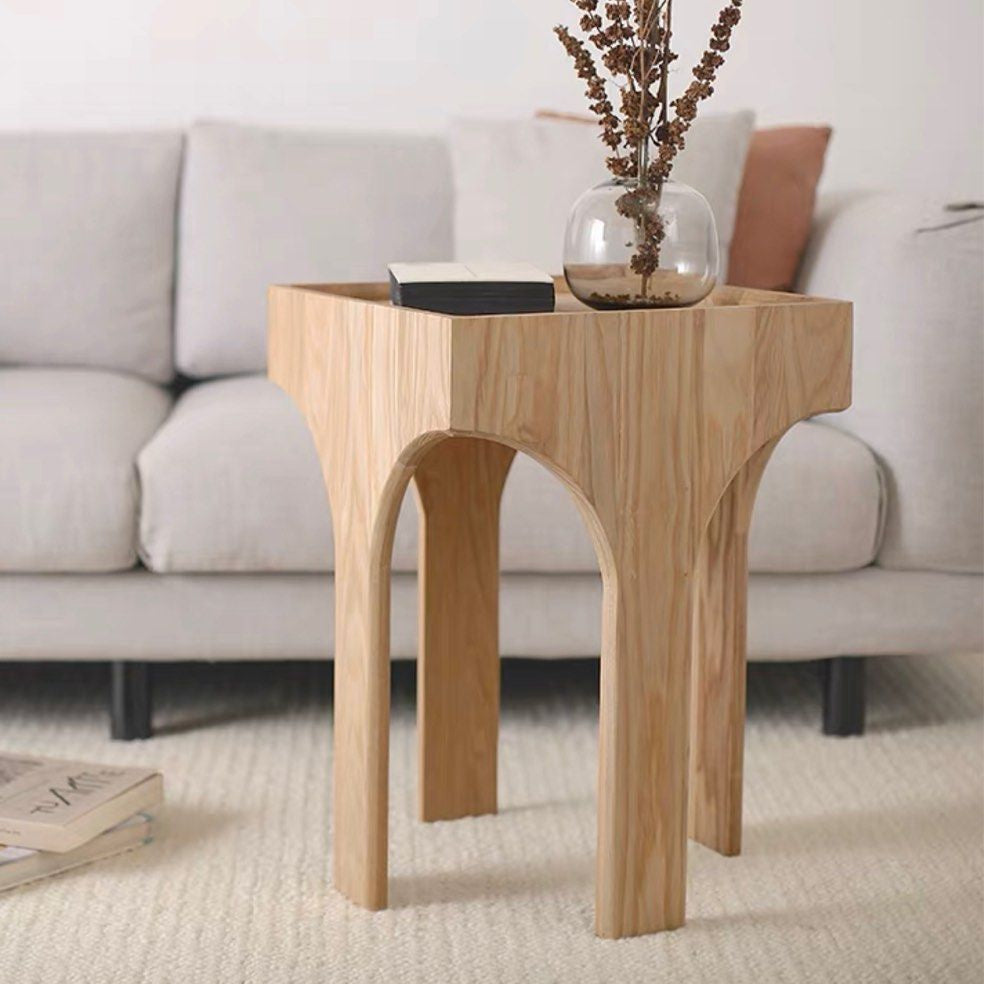 BABAEV Modern Wood Side Table