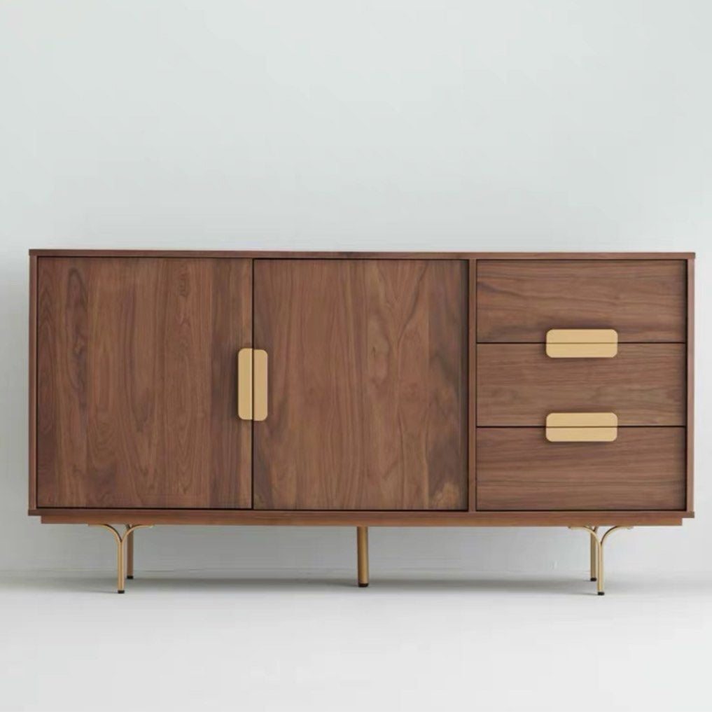 VONTEA Mid-Century Solid Wood Sideboard