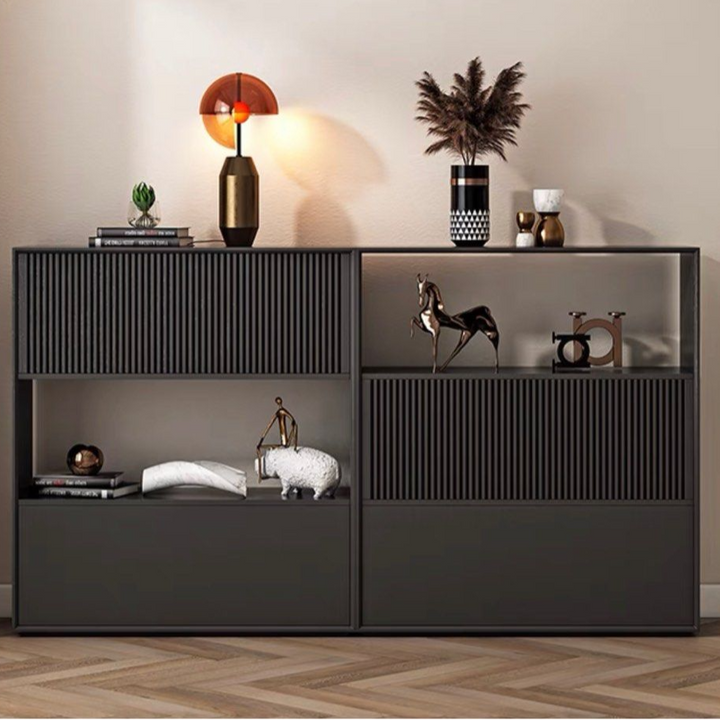 HUTTON Japandi Shelving Cabinet