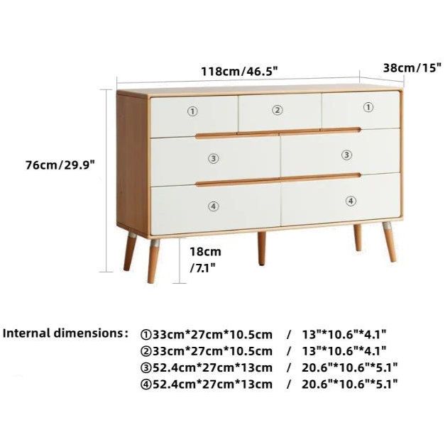 DOLEN 7 Drawer Dresser