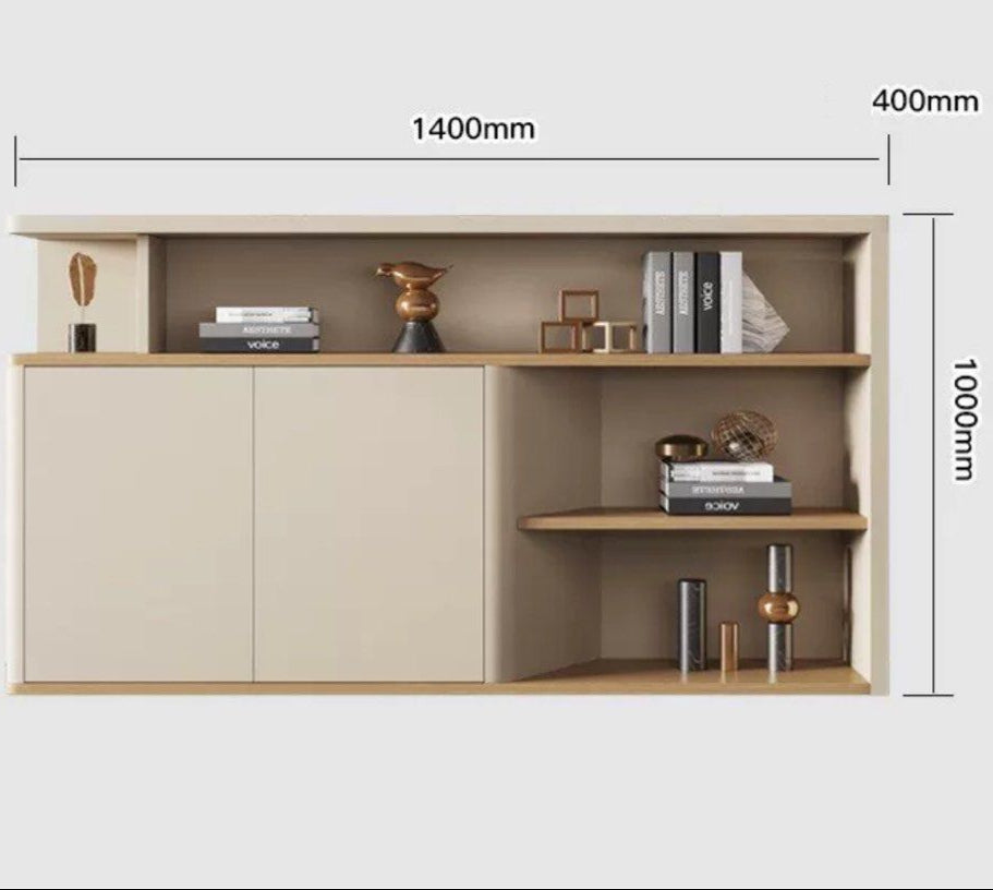 JORDAN Modern Sideboard With Shelves