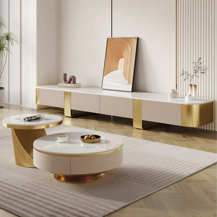 BERISS Modern Sintered Stone TV Console