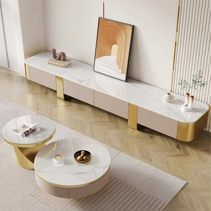 BERISS Modern Sintered Stone TV Console