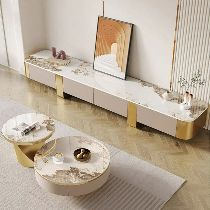 BERISS Modern Sintered Stone TV Console