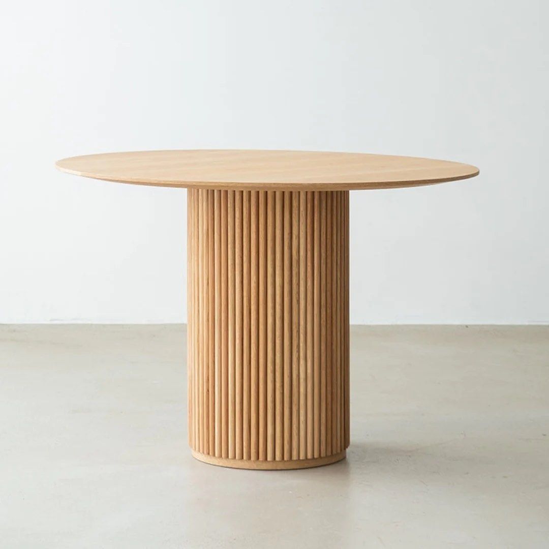 KELLY Solid Wood Round Dining Table