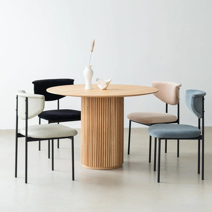 KELLY Solid Wood Round Dining Table