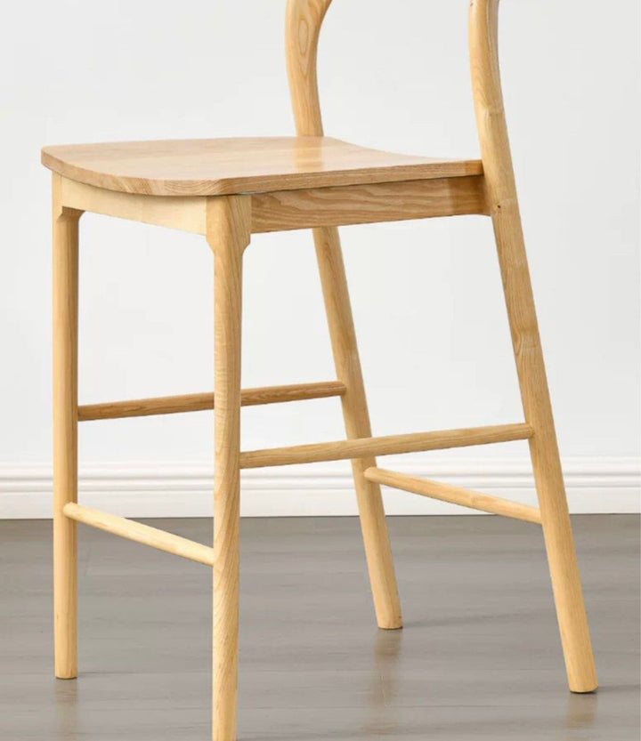 KALDEIF Wood Bar Stool