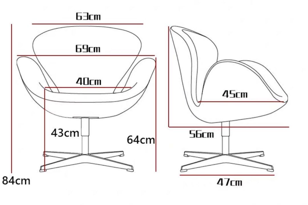 GREER Leather Office/Lounge Chair