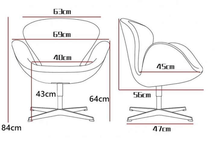 GREER Leather Office/Lounge Chair