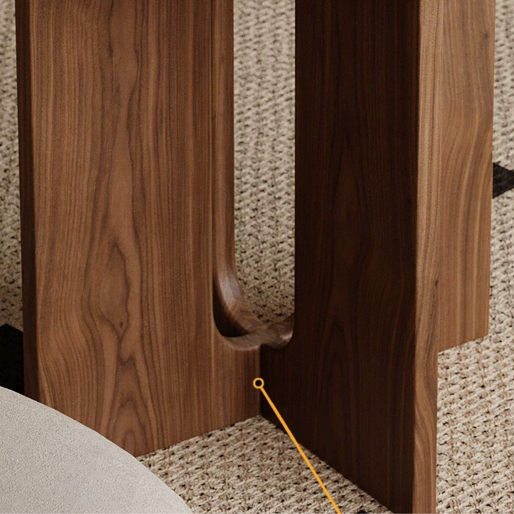 BAILEY Modern Travertine Side Table
