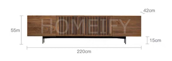 JANRIS Modern Rustic Tv Console