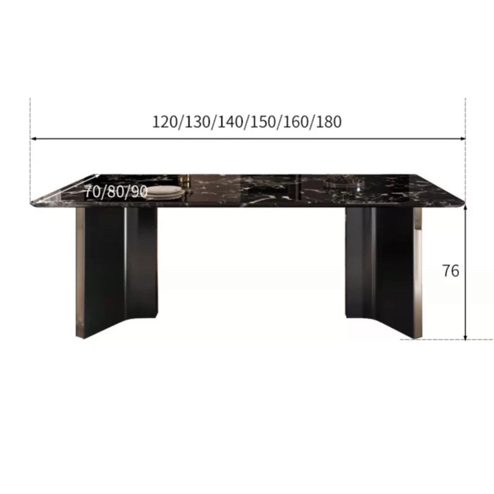JADEIN Modern Marble Dining Table