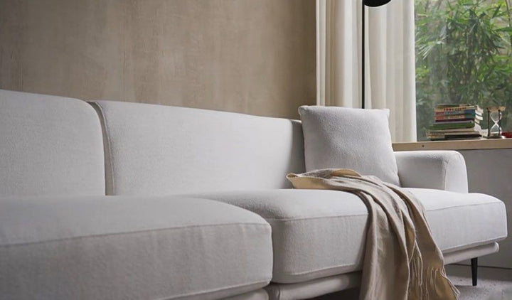 NOVELLA Modern Boucle Fabric Sofa
