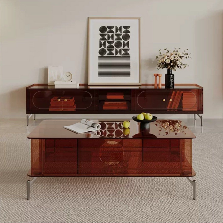 VENTIS Modern Acrylic TV Console
