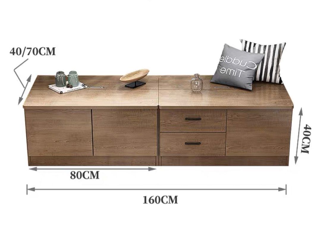 SANSA Bay Window Storage Ottoman
