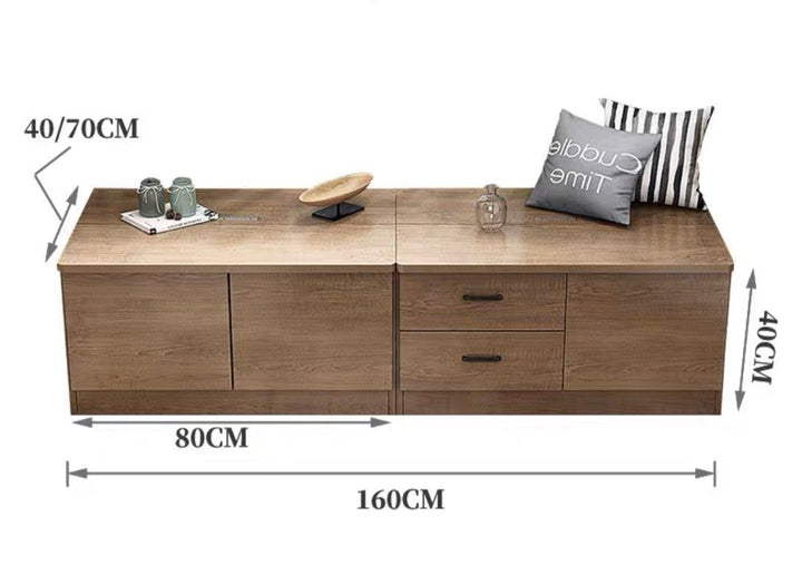 SANSA Bay Window Storage Ottoman
