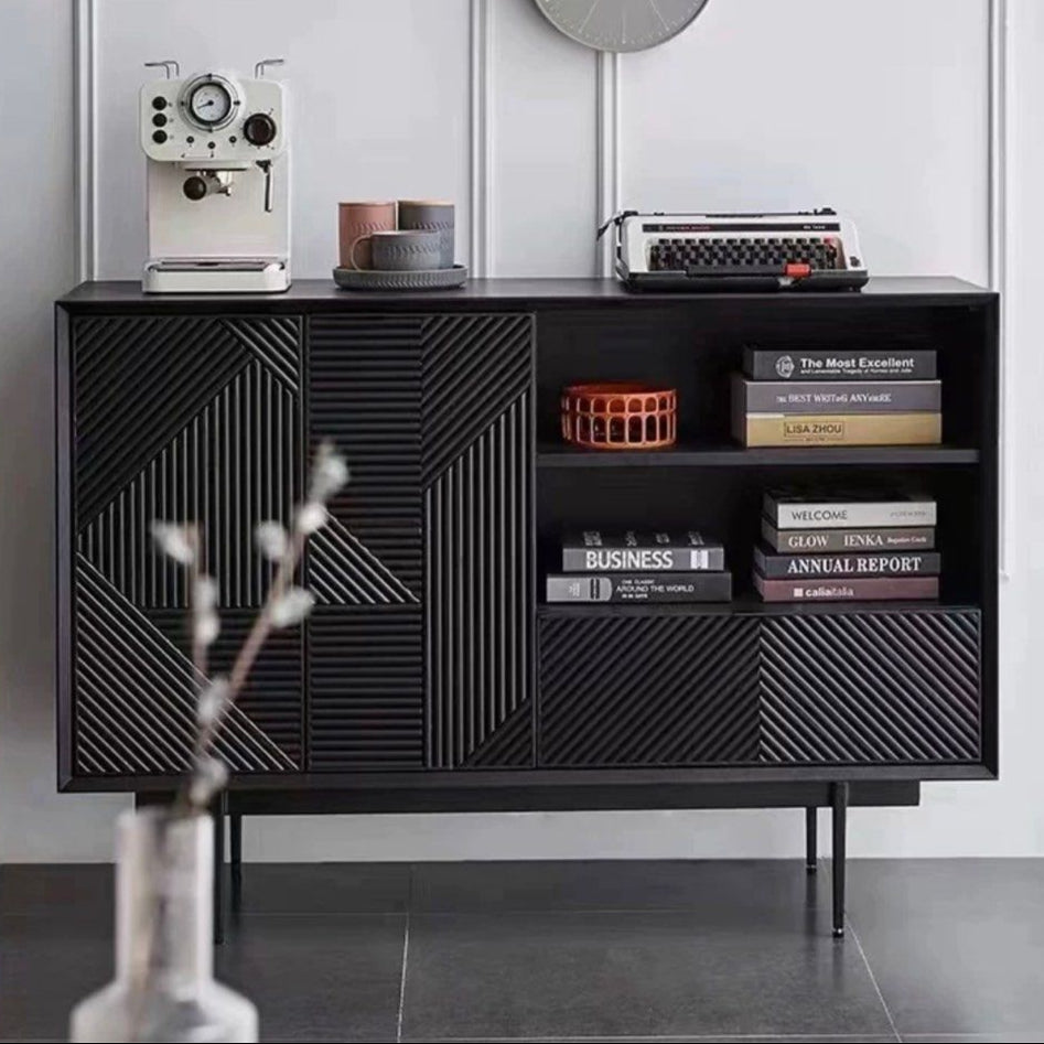 VERMON Modern Solid Wood Sideboard